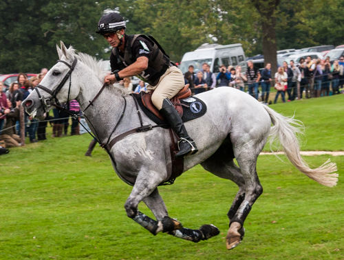 Andrew Nicholson and Averbury competing  at Burghley Horse Trials Lincolnshire